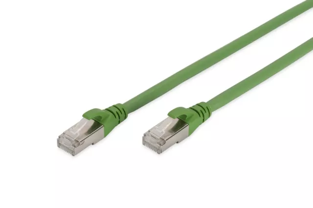 Digitus CAT 6A S-FTP patch cord, Cu, PUR AWG 26/7, 1.00 m, green, (similar to RA