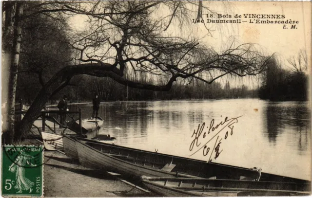 CPA AK Vincennes Lac Daumesnil, L'Embarcadere FRANCE (1283187)