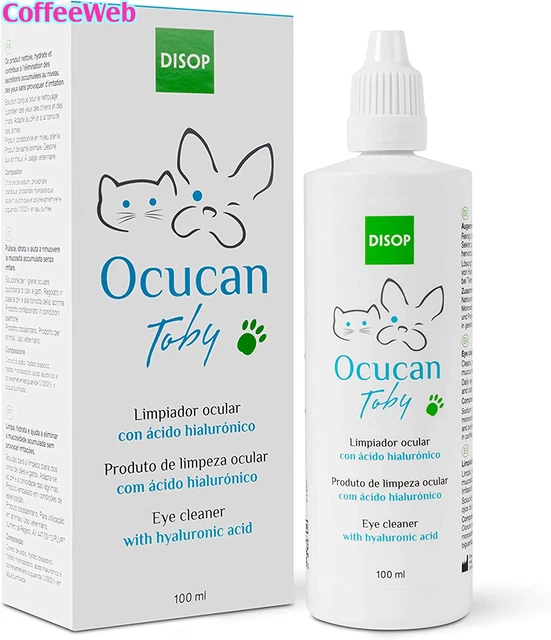 Ocucan Detergente Oculare Con Acido Ialuronico, Cura Degli Occhi Cani E Gatti (1