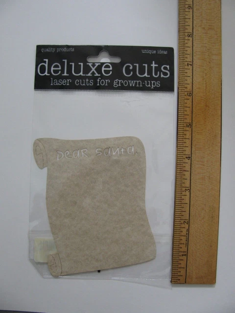 Cortes de lujo cortes láser DEAR SANTA Scroll 1 pieza nuevo en paquete