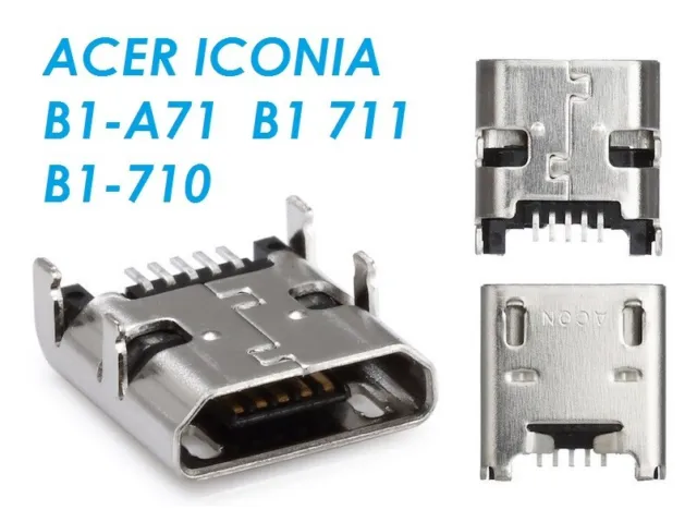 DC CONNECTEUR JACK Acer ICONIA B1-710 Micro USB DC Charging Socket B1 710