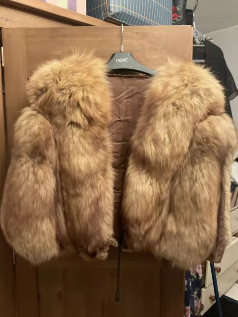 fox fur stole vintage