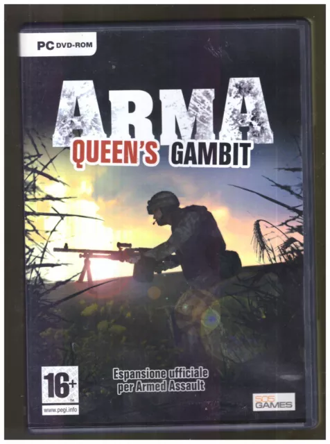 Gioco PC Arma Queen's Gambit DVD Usato Italiano ESPANSIONE PER ARMA
