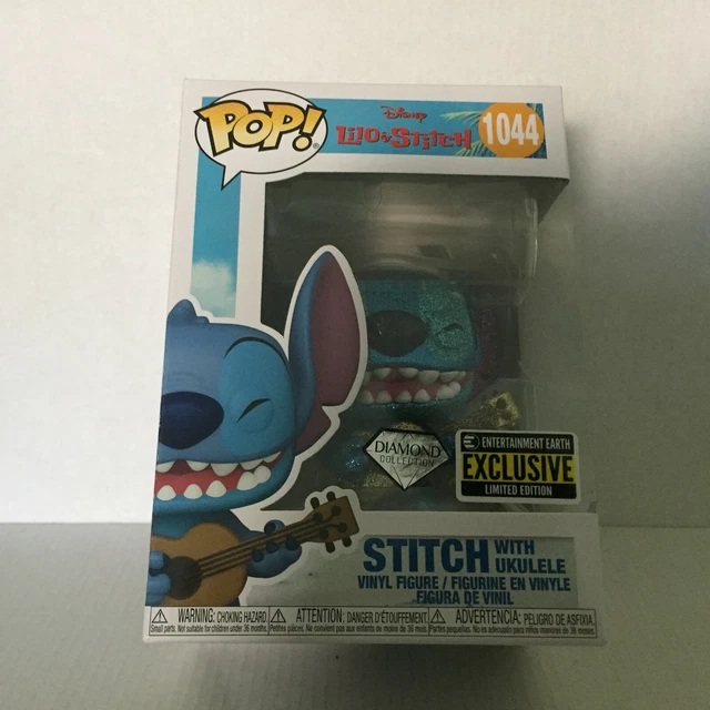 NEW DISNEY LILO & Stitch Stitch with Ukulele Exclusive Diamond Funko