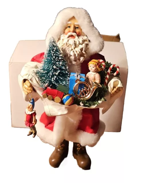 Possible Dreams Santa Claus Holding Christmas Gifts Dept 56