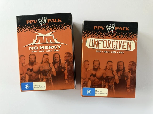 WWE PPV PACK Vengeance 2003 -2006 DVD Box Set Set of 4 Discs
