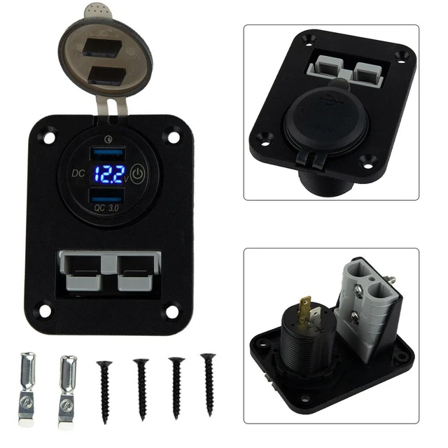 Tout Neuf Prise Board Égaliser Support QC 3.0 3.1A Encastré Douille Bornes USB