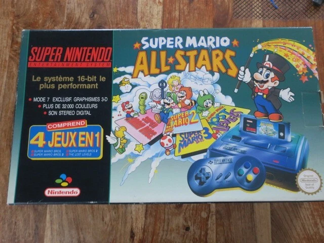 Console Snes - Super Nintendo Pack  Super Mario All Star