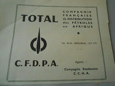 PUBLICITE ADVERTISING  1960   TOTAL   compagnie française de raffinage 