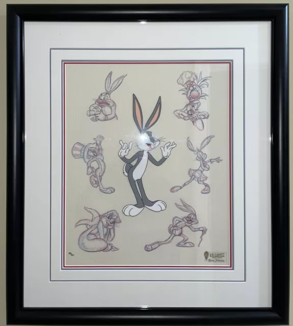 Warner Bros Bugs Bunny Persona Art Bob Clampett Cel Sericel Animation Serigraph
