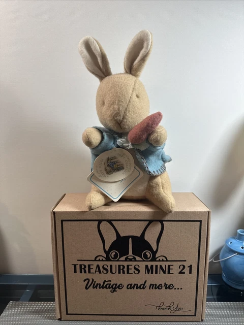 VINTAGE PETER RABBIT Plush FREDERICK WARNE EDEN TOYS Stuffed Toy