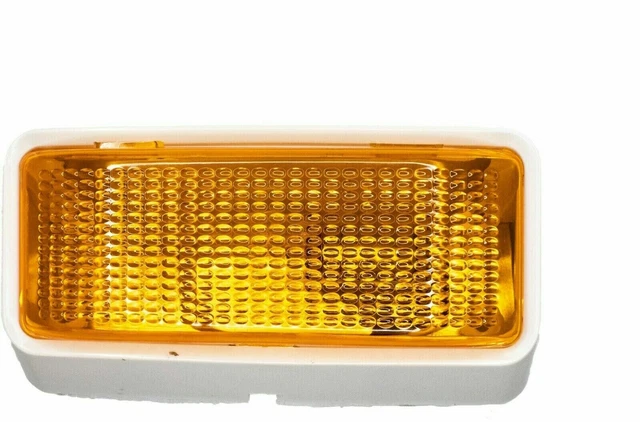 Peterson Mfg V384 RV/Camper/Trailer - Porch / Utility Light  Amber Lens Only