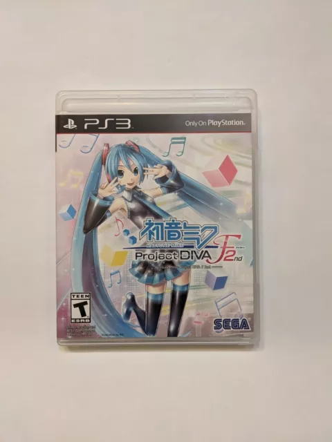 Hatsune Miku Project DIVA F2nd F 2nd PlayStation 3 PS3 Complete CIB