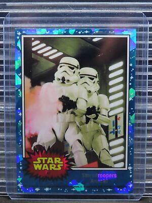 2022 Topps Star Wars Chrome Stormtroopers Attack! Sapphire Edition #42 Z544