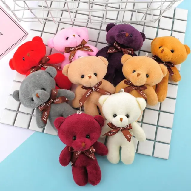 12CM Mini Bear Plush Stuffed Gifs