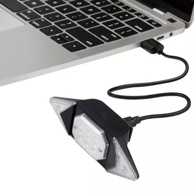 LED vélo USB indicateur vélo arrière queue clignotant lumière sans fil