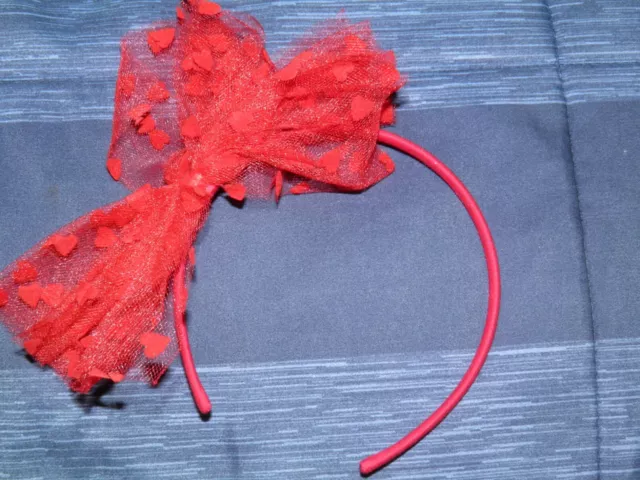 GYMBOREE "Valentines Day" Heart Bow Headband
