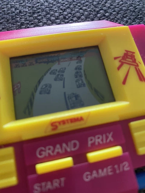 SYSTEMA GRAND PRIX Racing Car F1 Handheld LCD Game Retro 80’s 90’s Rare ...