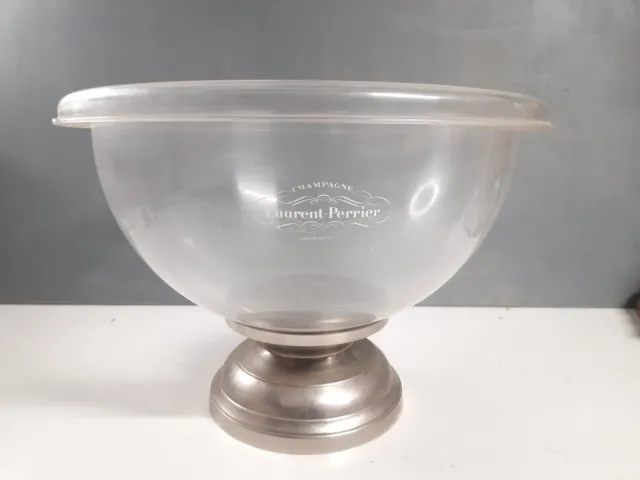 Grand Seau à champagne Laurent Perrier - 40 cm de diamètre - vasque vintage