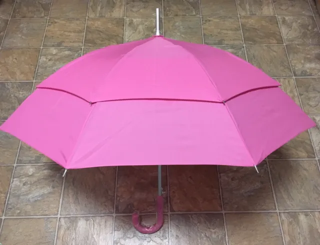 Pretty Pink Innovative SAMSONITE 33-inch “Windguard” Umbrella, Never Used