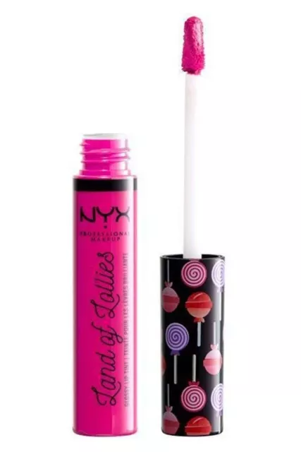 NYX Land Of Lollies Glossy Lip Gloss Tint Sweet Cheeks 03 Lips