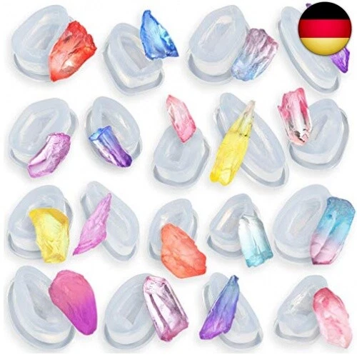 Musykrafties Kristall Quarz Rock Epoxy Harz Silikon Formen Set Für Geode Druzy