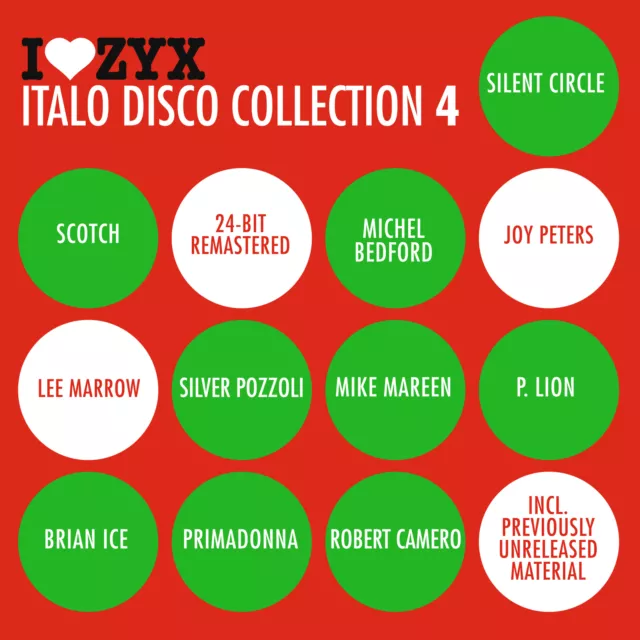 CD ZYX Italo Disco Collection 4 From Various Artists 3CDs
