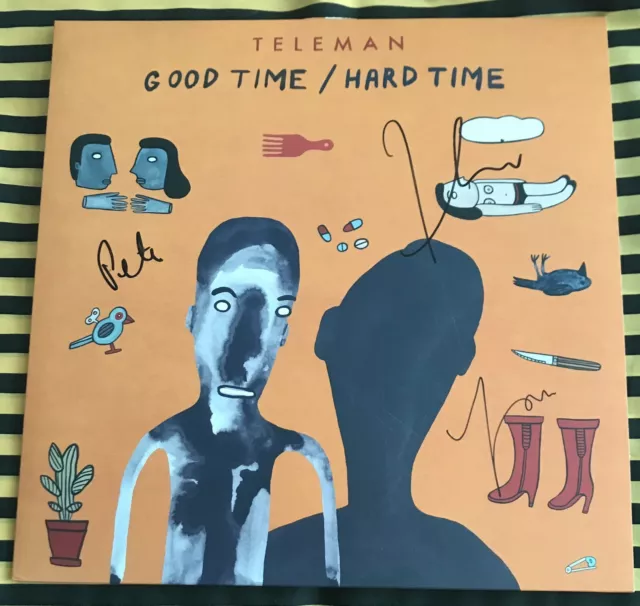 Teleman Good Time / Hard Time Lp Album Black In Natural Vinyl 2023 Hand Signed !
