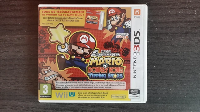 Jeu Mario Vs Donkey Kong Tipping Stars - Nintendo 3DS - Version PAL FR - Très Bon état