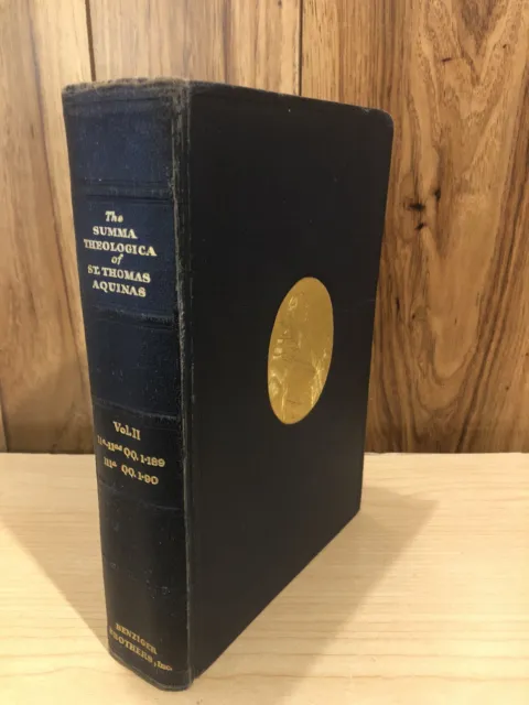 The Summa Theologica, Volume II , THOMAS AQUINAS, Philosophy, Theology, Large