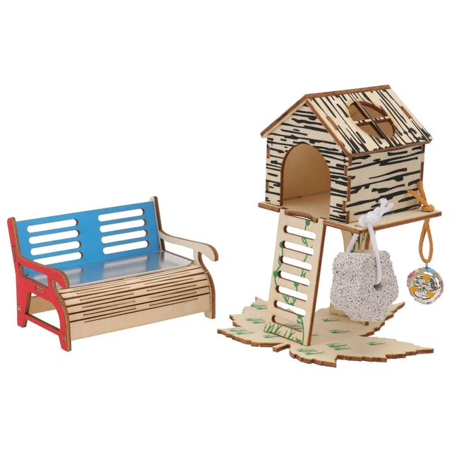Hamsterhütte Hamsterversteck Igelhaus Rattenversteck Kleintierhaus Sofa 2