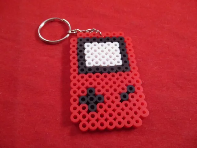 New Angry Bird Red Keychain Perler Beads