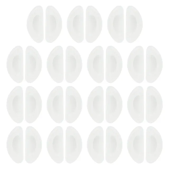15 pares de gafas de gel de sílice almohadillas nasales de goma y gafas de silicona