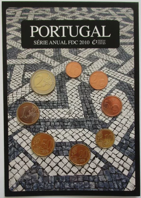 Portugal KMS Kursmünzensatz 2010 FDC