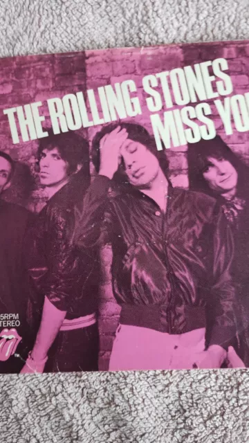 Rolling Stones - Miss You / Faraway Eyes - 7" Vinyl - 45 rpm