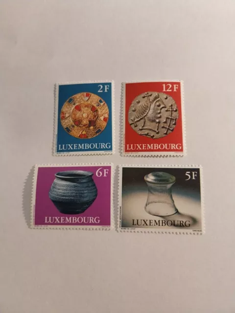 Timbres Neuf Luxembourg Lot De 4 Yvert N 874/877 Année 1976
