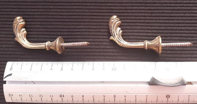 ANCIENNE PAIRE D'EMBRASES en bronze style Louis XVI pour rideaux 19ème