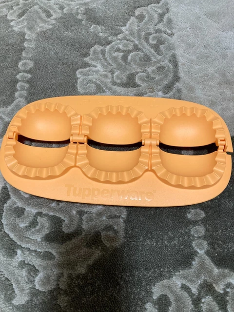 TUPPERWARE 1-2-3 TEIG-FALLE - Teigtaschen / Maultaschen - NEU Orange ...