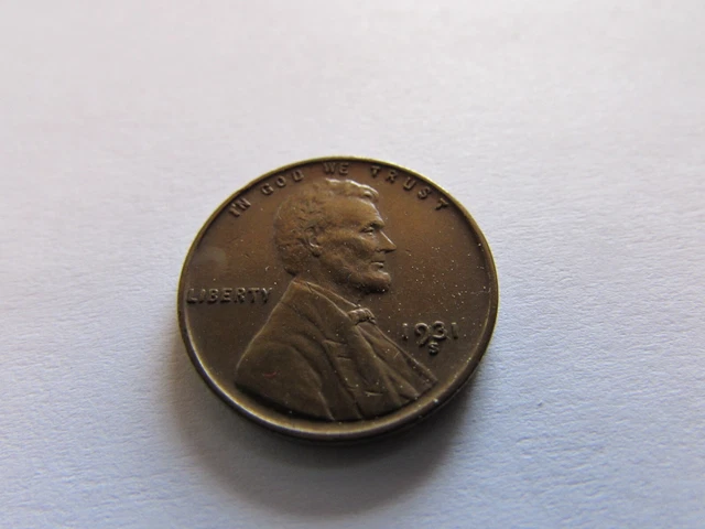 1931 S Lincoln Wheat Cent Copper Penny San Francisco Mint Better Date XF Coin 1c