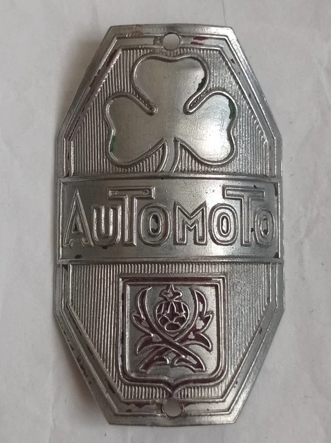Plaque Velo Automoto À VENDRE! - FR