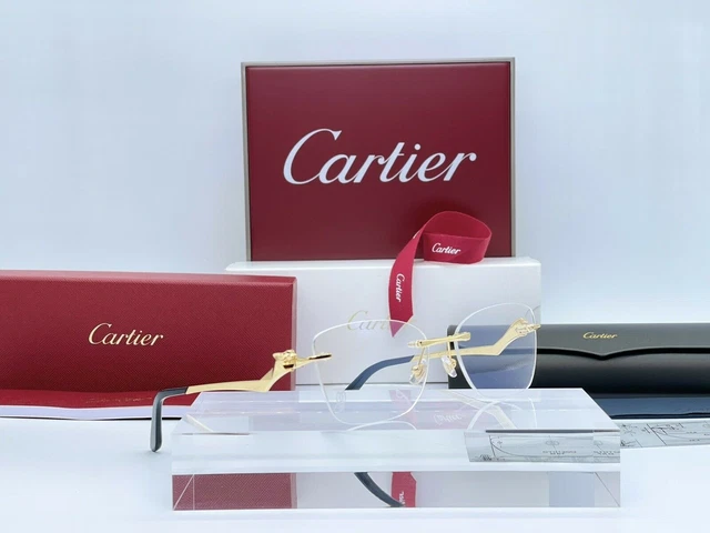 OCCHIALI CARTIER PANTHERE CT0120O Sfera Ebbasta 100 Genuine Frames Lunettes EUR 899 00 PicClick IT