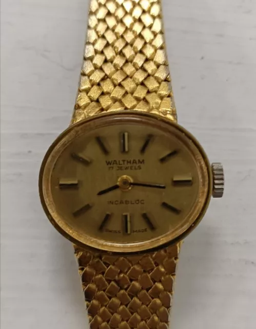 Waltham 17 jewels sales women's wrist watch