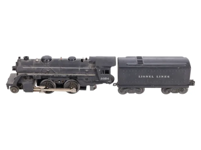 Lionel 1654 Vintage O 2-4-2 Steam Locomotive w/ 1654T Tender