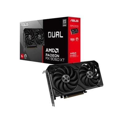ASUS Radeon RX 9060 XT Dual White Edition – 16GB GDDR6, PCIe 5.0, 3250MHz, Scheda Video Bianca Per Gaming