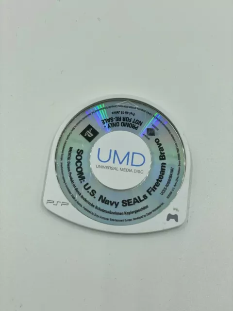 SOCOM US Navy Seals Fireteam Bravo Sony PSP Promo Disc PlayStation Portable UMD