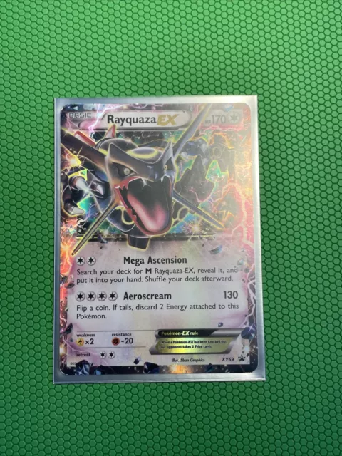 NM JUMBO Pokemon Shiny RAYQUAZA EX Card BLACK STAR PROMO Set XY69 OVERSIZED  Big