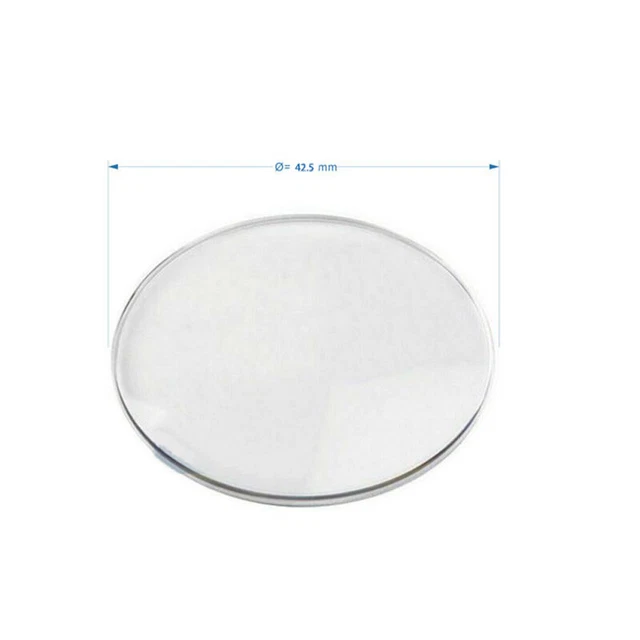 Replacement 42.5mm Dia Curved Crystal Cover Lid for Dial Caliper Thickness Gage