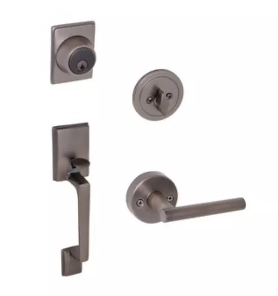 Design House Eastport Single Cylinder Deadbolt Entry Door Handleset