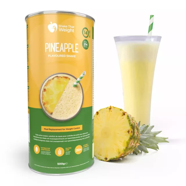 Pineapple Diet Shake for Weight Loss Tub (14 servings / 500g) | 20+ Vitamins and