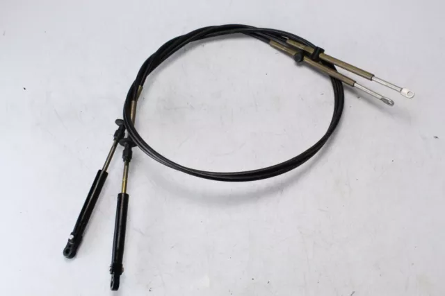 04 LM H OMC Johnson Evinrude Control Cable 5' Set of 2 OEM Freshwater